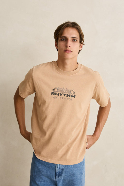 RHYTHM - And Friends Vintage Ss T-Shirt Sand