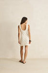 RHYTHM Jaffa Knit Mini Dress Sand