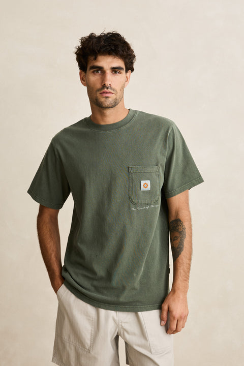 RHYTHM - Vintage Pocket Ss T-Shirt Forest