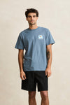 RHYTHM - Slow Down Ss T-Shirt Slate