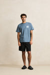RHYTHM - Slow Down Ss T-Shirt Slate