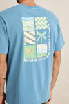RHYTHM - Mementos Vintage SS T-Shirt Bluestone