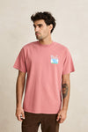 RHYTHM - Echoes Vintage Ss T-Shirt Dusty Rose
