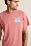 RHYTHM - Echoes Vintage Ss T-Shirt Dusty Rose