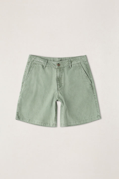 RHYTHM - Essential Herringbone Short Olive