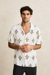RHYTHM - Bouquet SS Shirt Natural