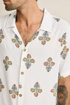 RHYTHM - Bouquet SS Shirt Natural