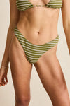 RHYTHM - Vista Stripe Skimpy Pant Olive