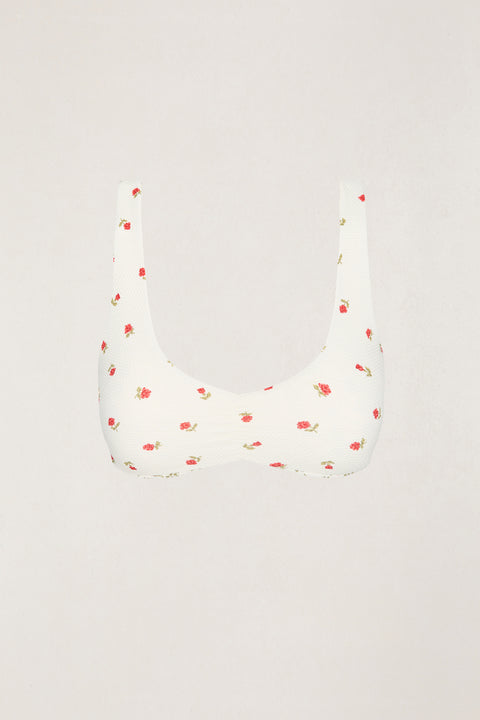 RHYTHM - Mila Reversible Crop Top Cream