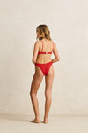 RHYTHM - Gigi Ring Front Trilette Top Red