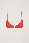 RHYTHM - Gigi Ring Front Trilette Top Red