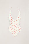 RHYTHM - Mila Reversible Halter Neck One Piece Cream