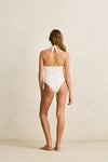 RHYTHM - Mila Reversible Halter Neck One Piece Cream