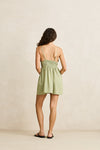 RHYTHM - Vista Stripe Mini Dress Olive