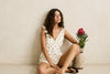 RHYTHM - Mila Floral Mini Dress Cream
