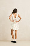 RHYTHM - Mila Floral Mini Dress Cream