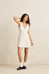 RHYTHM - Mila Floral Mini Dress Cream