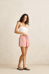 RHYTHM - Maggie Strapless Knit Top White