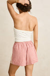 RHYTHM - Maggie Strapless Knit Top White
