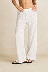 RHYTHM - Sandy Cove Beach Pant White