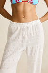 RHYTHM - Sandy Cove Beach Pant White