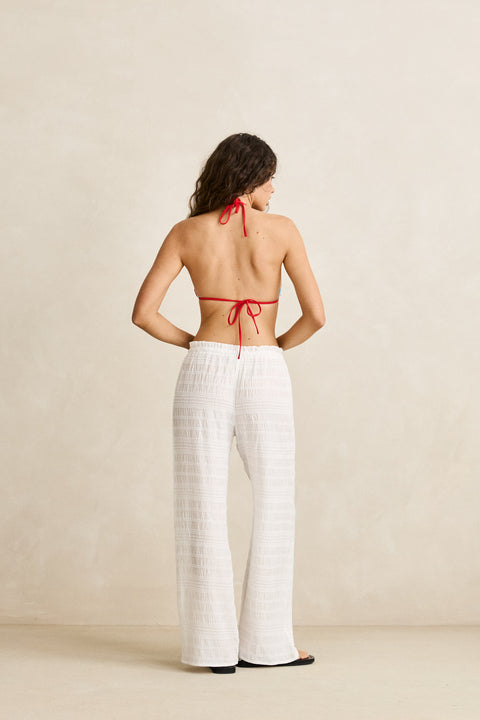 RHYTHM - Sandy Cove Beach Pant White
