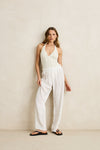 RHYTHM - Sandy Cove Beach Pant White