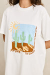 RHYTHM - Vintage Desert Oversized T-Shirt Vintage White