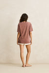 RHYTHM Surf Essentials Oversized Tee Chocolate