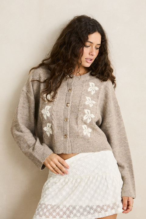 RHYTHM - Gigi Lace Mini Skirt White