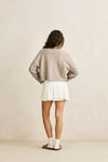 RHYTHM - Gigi Lace Mini Skirt White