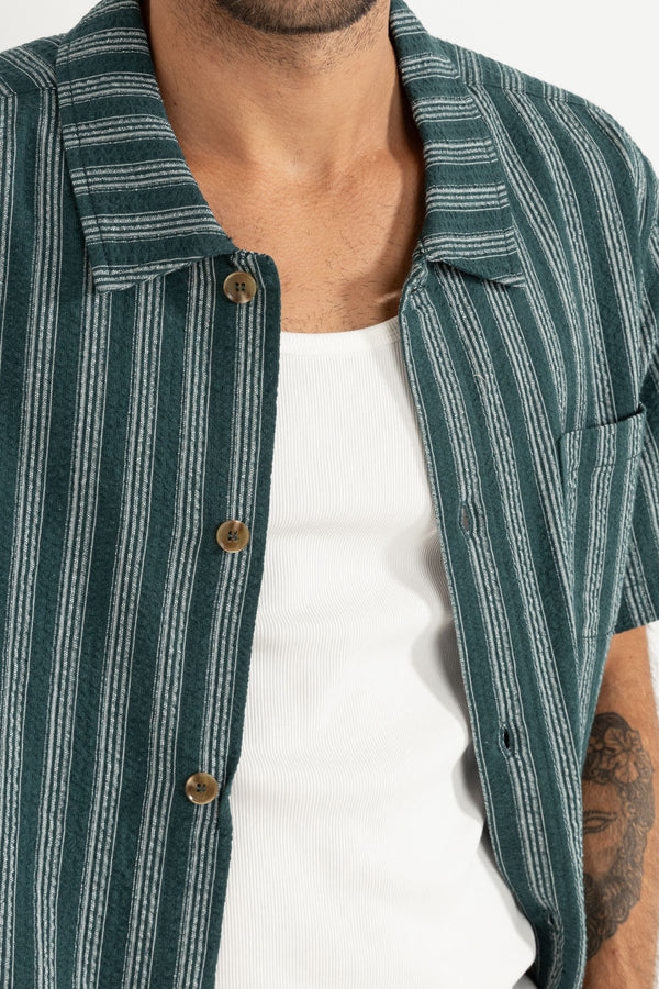 RHYTHM Eli Stripe SS Shirt