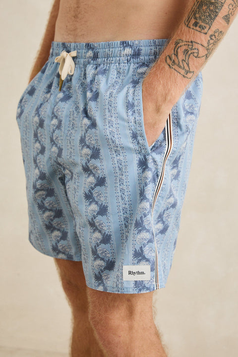 RHYTHM - Heritage Paisley Stripe Beach Short