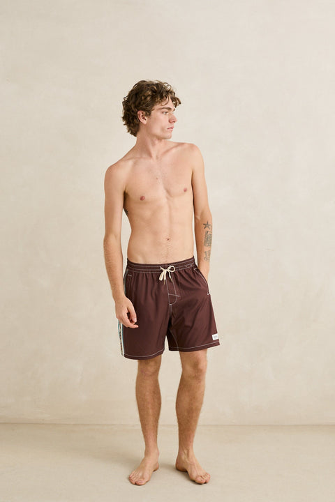RHYTHM - Panel Stripe Beach Short