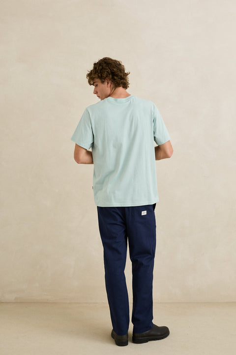 RHYTHM Drifter Ss T-Shirt Light Blue