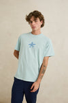 RHYTHM Drifter Ss T-Shirt Light Blue