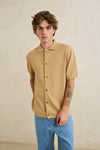 RHYTHM - Textured Knit Ss Shirt