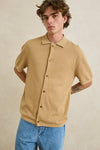 RHYTHM - Textured Knit Ss Shirt