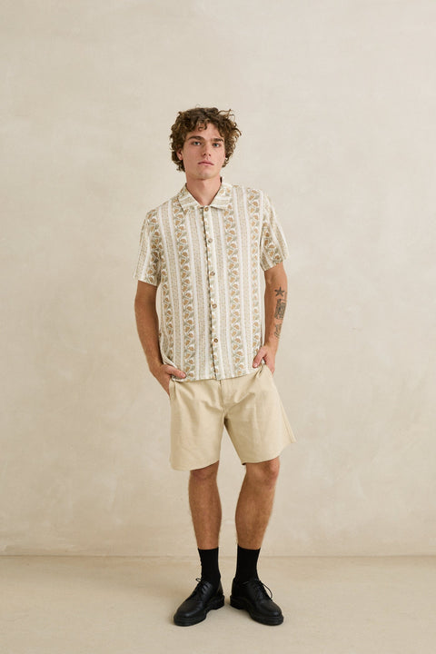 RHYTHM - Paisley Stripe Ss Shirt