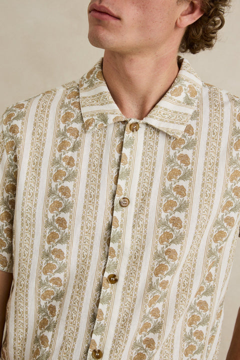 RHYTHM - Paisley Stripe Ss Shirt