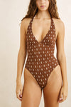 RHYTHM - Sandy Reversible Halter Neck One Piece