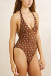 RHYTHM - Sandy Reversible Halter Neck One Piece