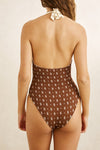 RHYTHM - Sandy Reversible Halter Neck One Piece