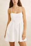 RHYTHM - Annabelle Gathered Mini Dress