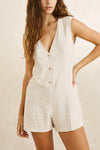 RHYTHM - Linen Romper