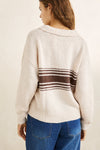 RHYTHM - Strata Knit Collared Jumper