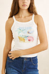 RHYTHM Seaside Tank Pastel Shell