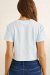 RHYTHM Bayside Crop Crew Tee
