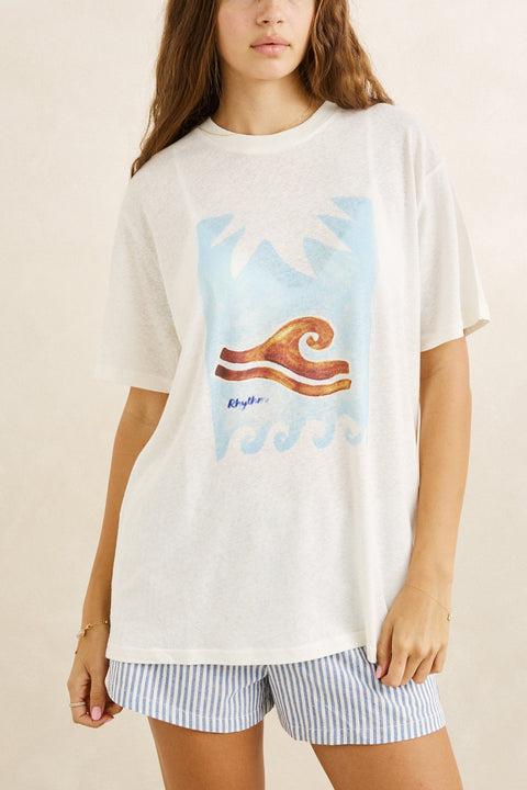 RHYTHM Ocean Wave Oversized T-Shirt