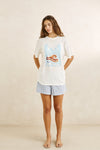 RHYTHM Ocean Wave Oversized T-Shirt